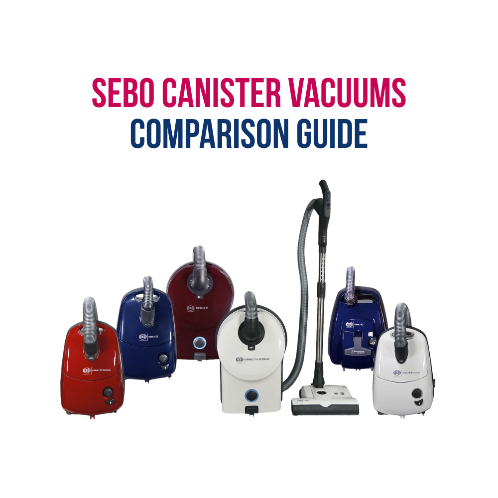 SEBO Canister Vacuums Comparison