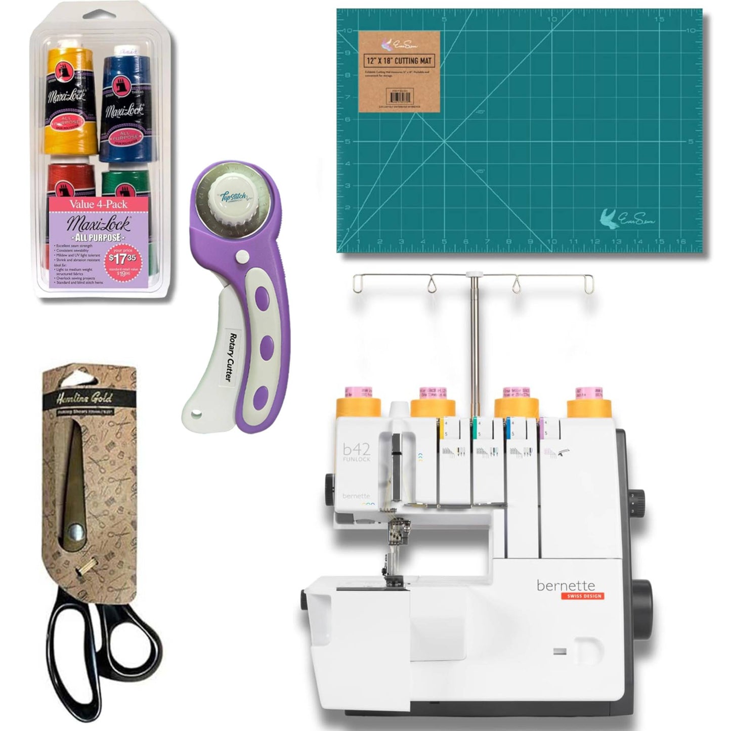 Bernette B48 FUNLOCK Overlock & Coverstitch Serger Machine