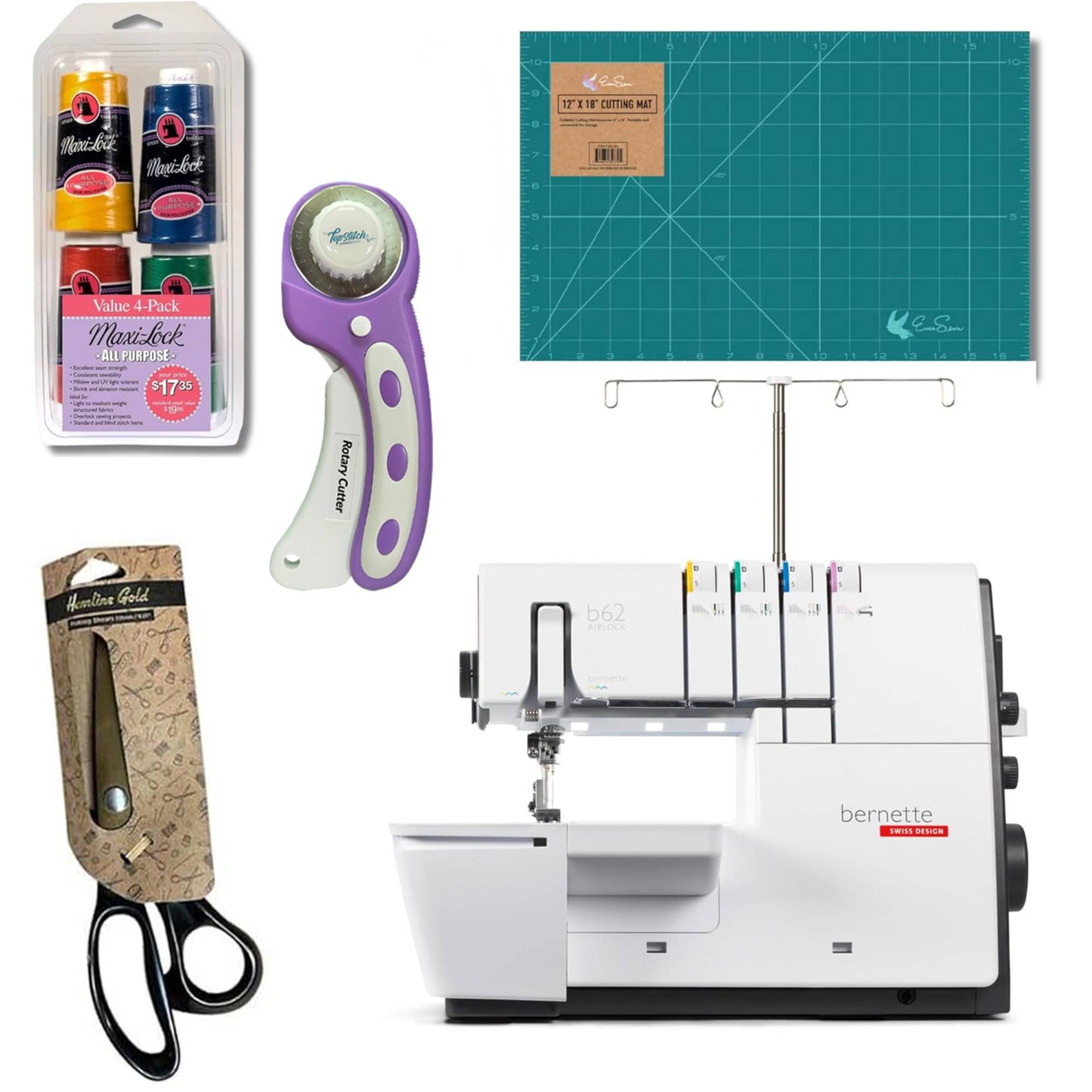 Bernette B62 Airlock Coverstitch Serger Machine