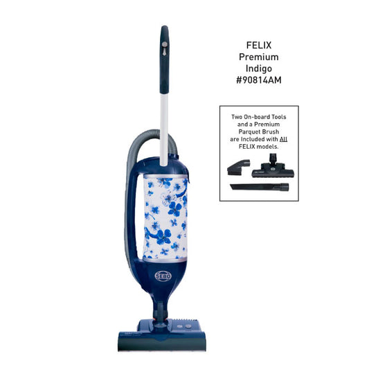 SEBO Felix 1 Premium Upright Vacuum Cleaner - Indigo - 90814AM