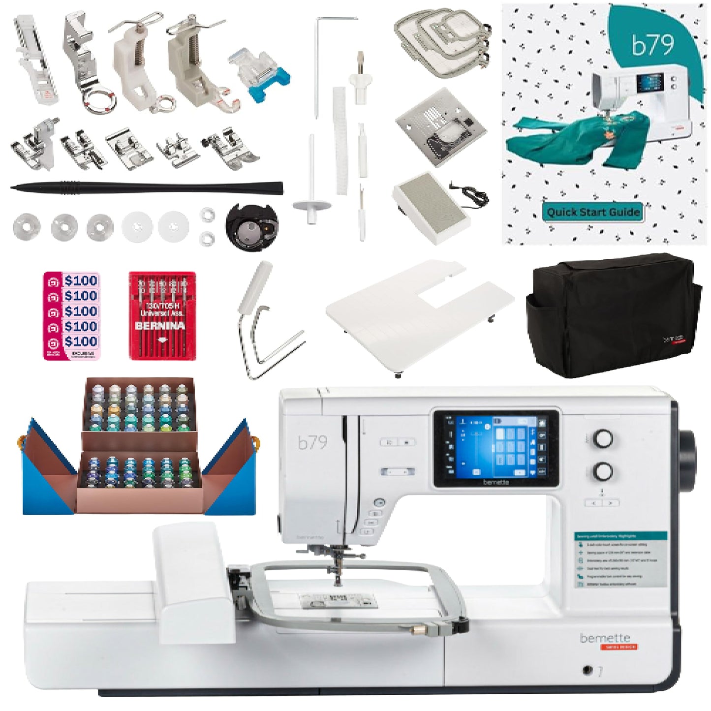 Bernette B79 Sewing and Embroidery Design Bundle