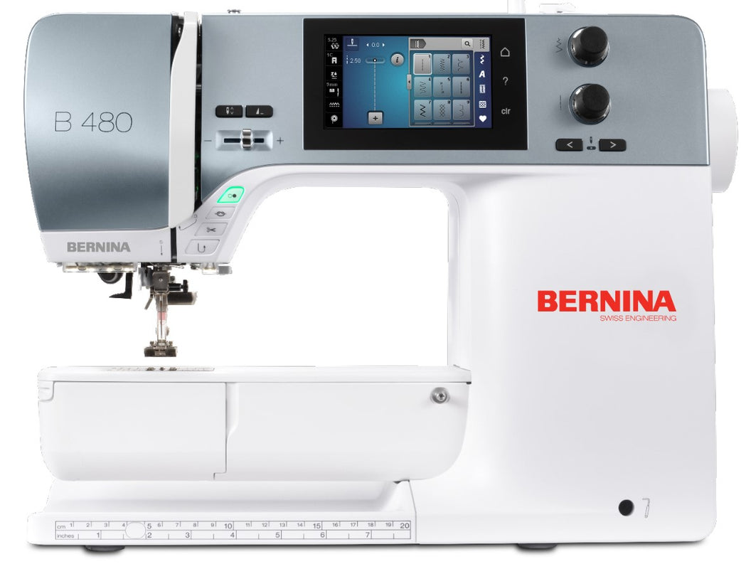 Bernina 480 sewing machine front view