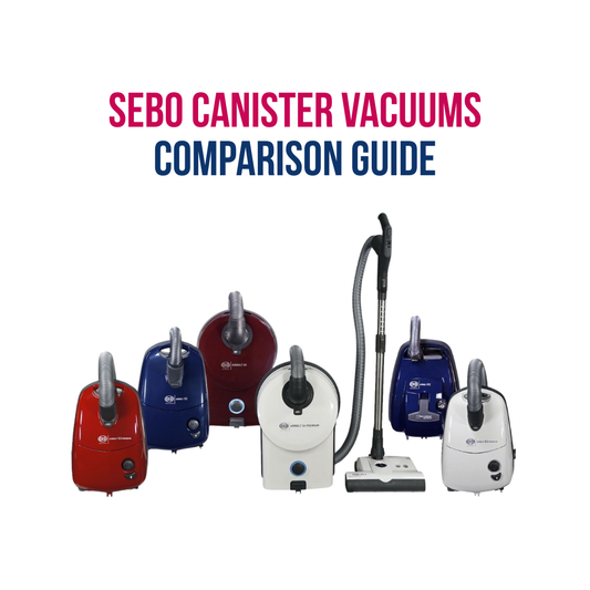 SEBO Canister Vacuums Comparison