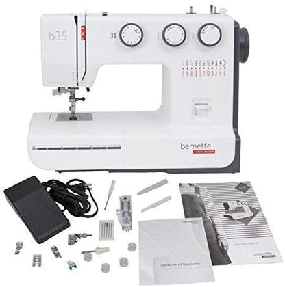 Bernette b35 Sewing Machine Bundle with Carry Tote