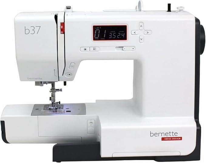 Bernette b37 Complete Sewing Bundle – Computerized Sewing Machine with Presser Feet, Bobbins & Accessories