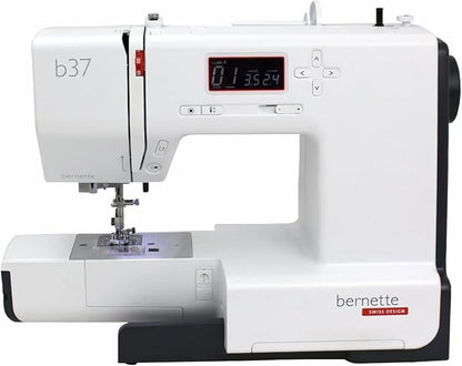 Bernette b37 Complete Sewing Bundle – Computerized Sewing Machine with Presser Feet, Bobbins & Accessories