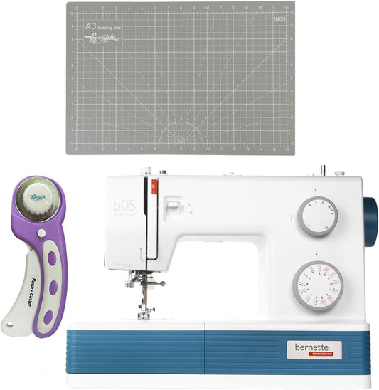 Bernette b05 Academy Sewing Machine + Cutting Set – Durable Power for Everyday Sewing Projects