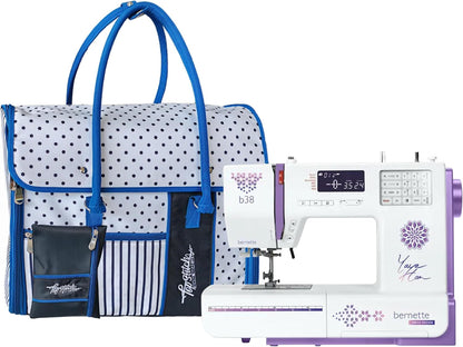 Bernette B38 Yaya Han Special Edition Sewing Machine with Premium Carry Tote Bag