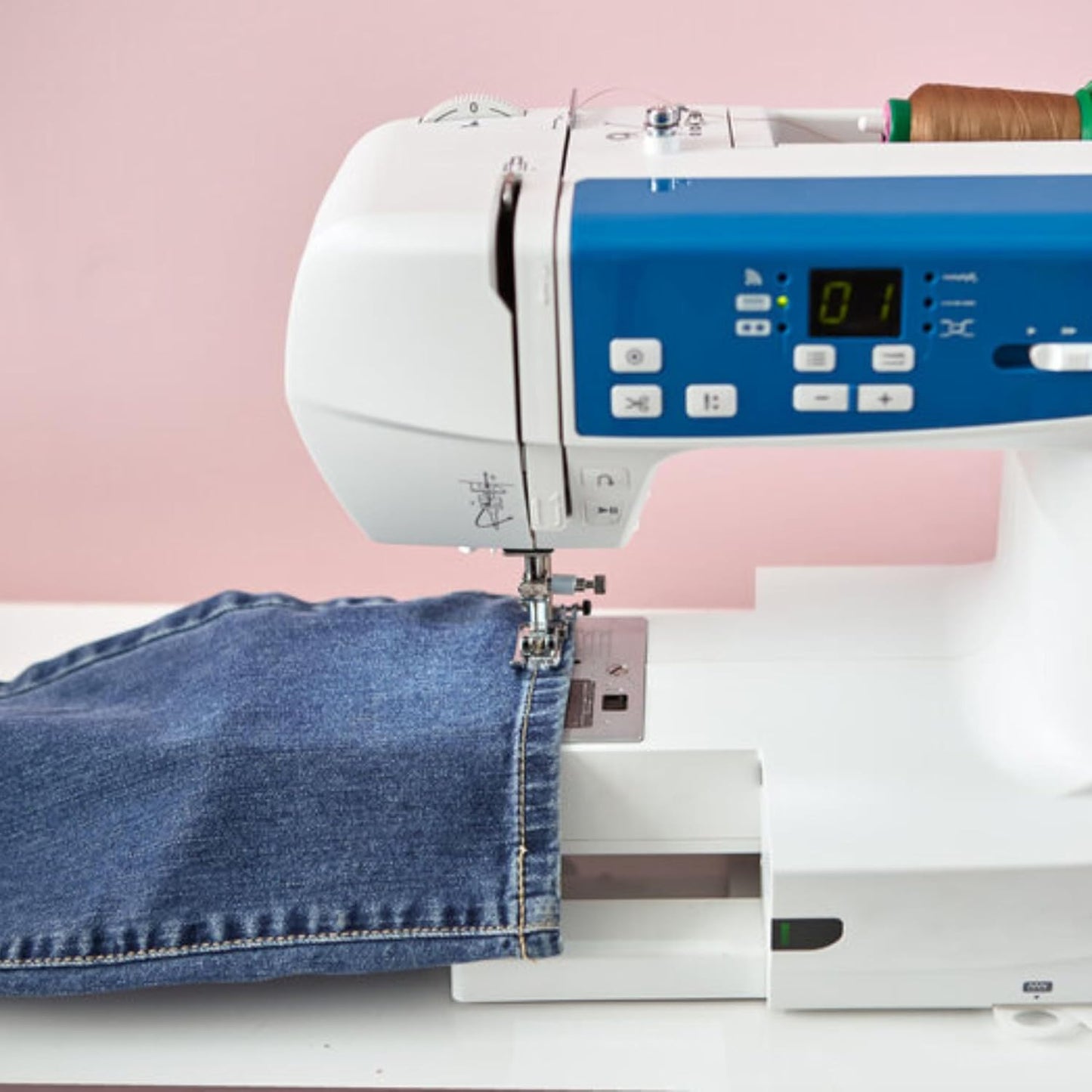 EverSewn Sparrow X2 Sewing & Embroidery Machine Bundle Deal – Includes Two Hoops, Cutting Tools & Accessories
