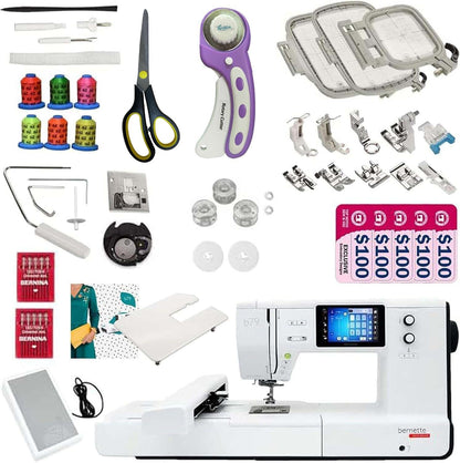 Bernette b79 Sewing & Embroidery Bundle Set