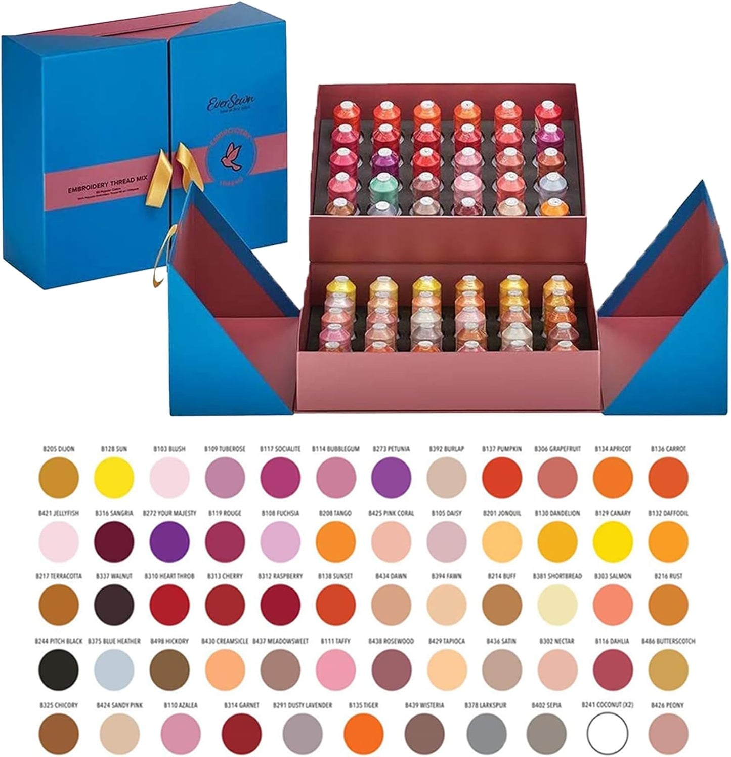 Bernette B38 Computerized Sewing Machine with EverSewn Thread Collection Set