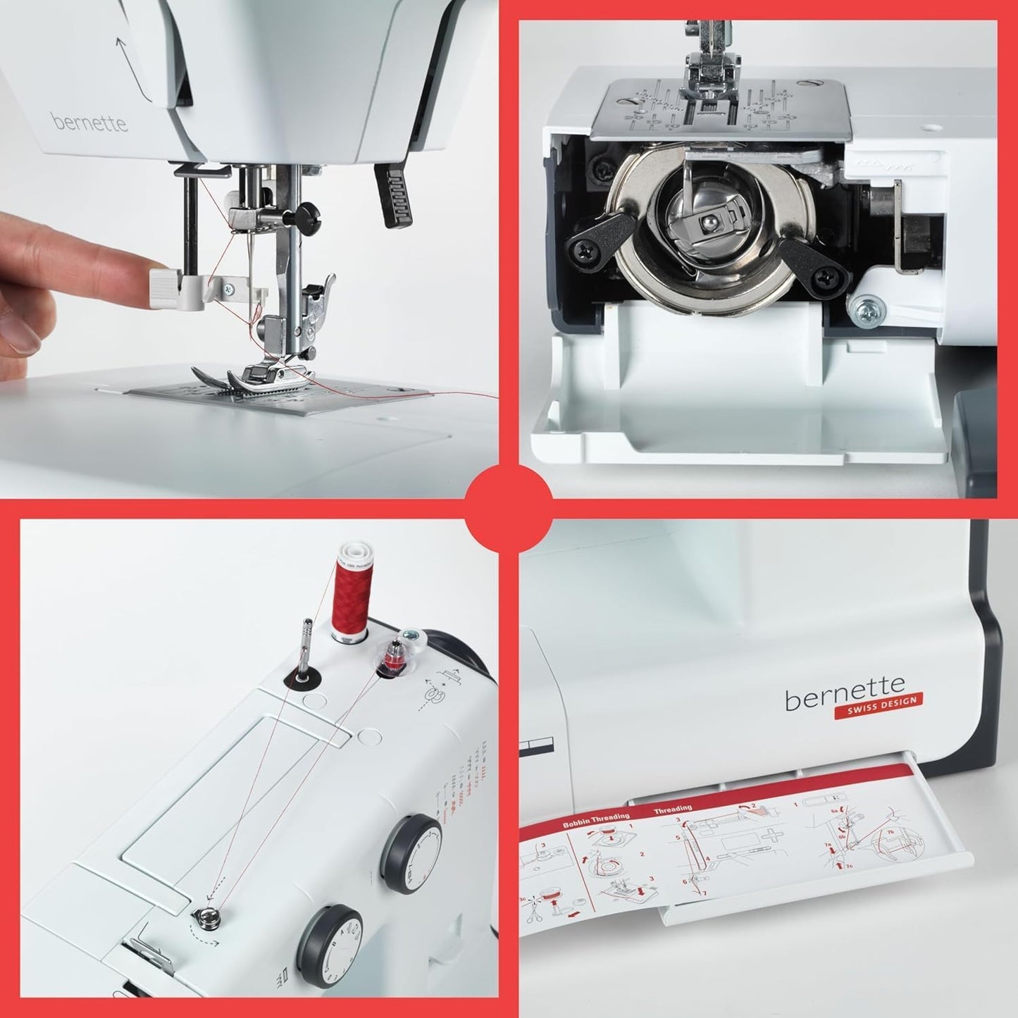 Bernette b33 Sewing Machine Bundle with Carry Tote