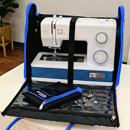 Bernette b05 Academy Sewing Machine with Rolling Tote Bag Bundle