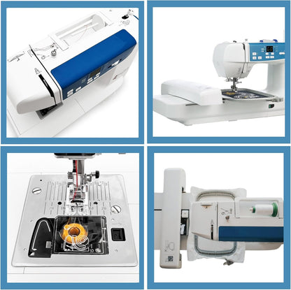 EverSewn Sparrow X2 Sewing & Embroidery Machine Bundle Deal – Includes Two Hoops, Cutting Tools & Accessories