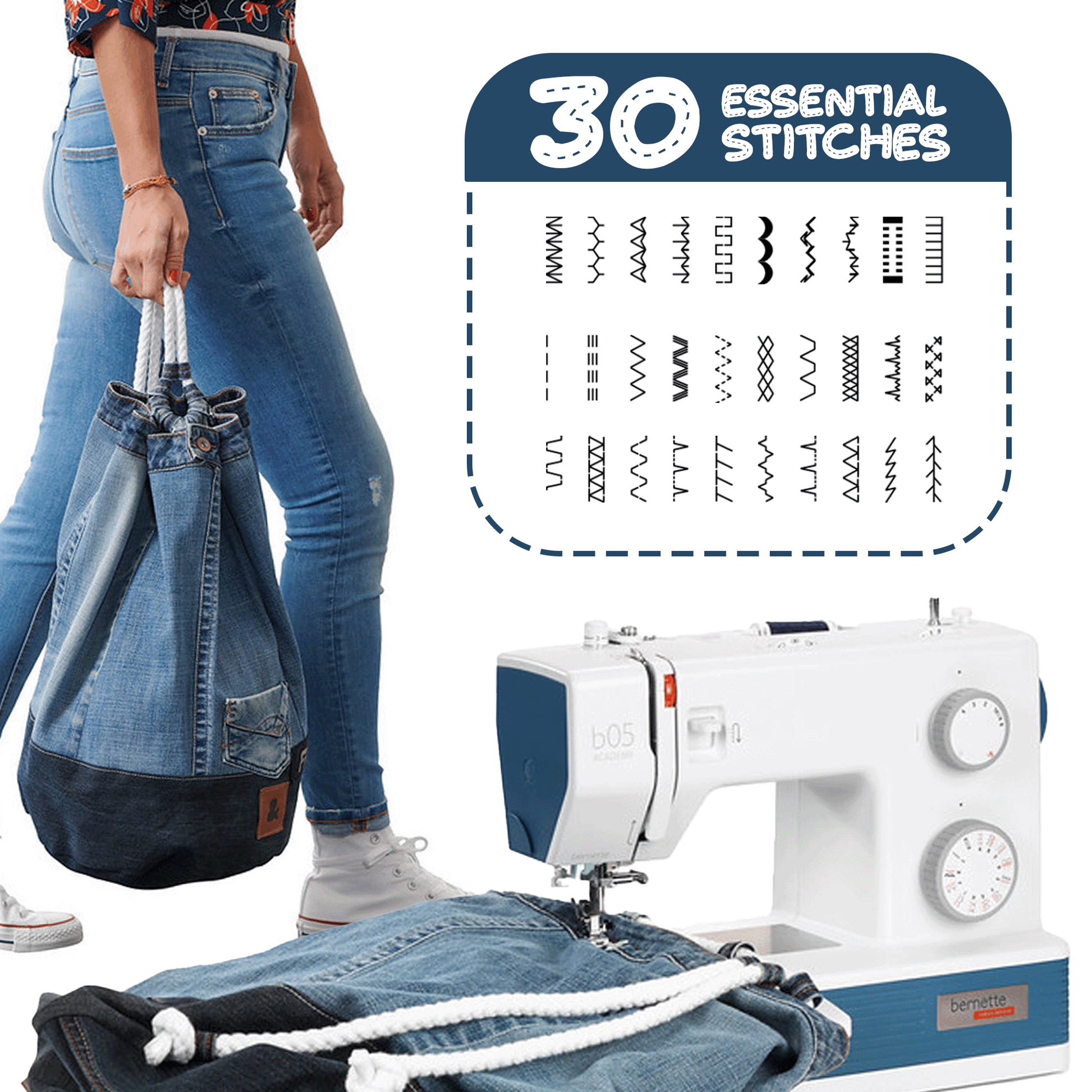 bernette b05 Academy Sewing Machine - Sewing and Vacuum Authority
