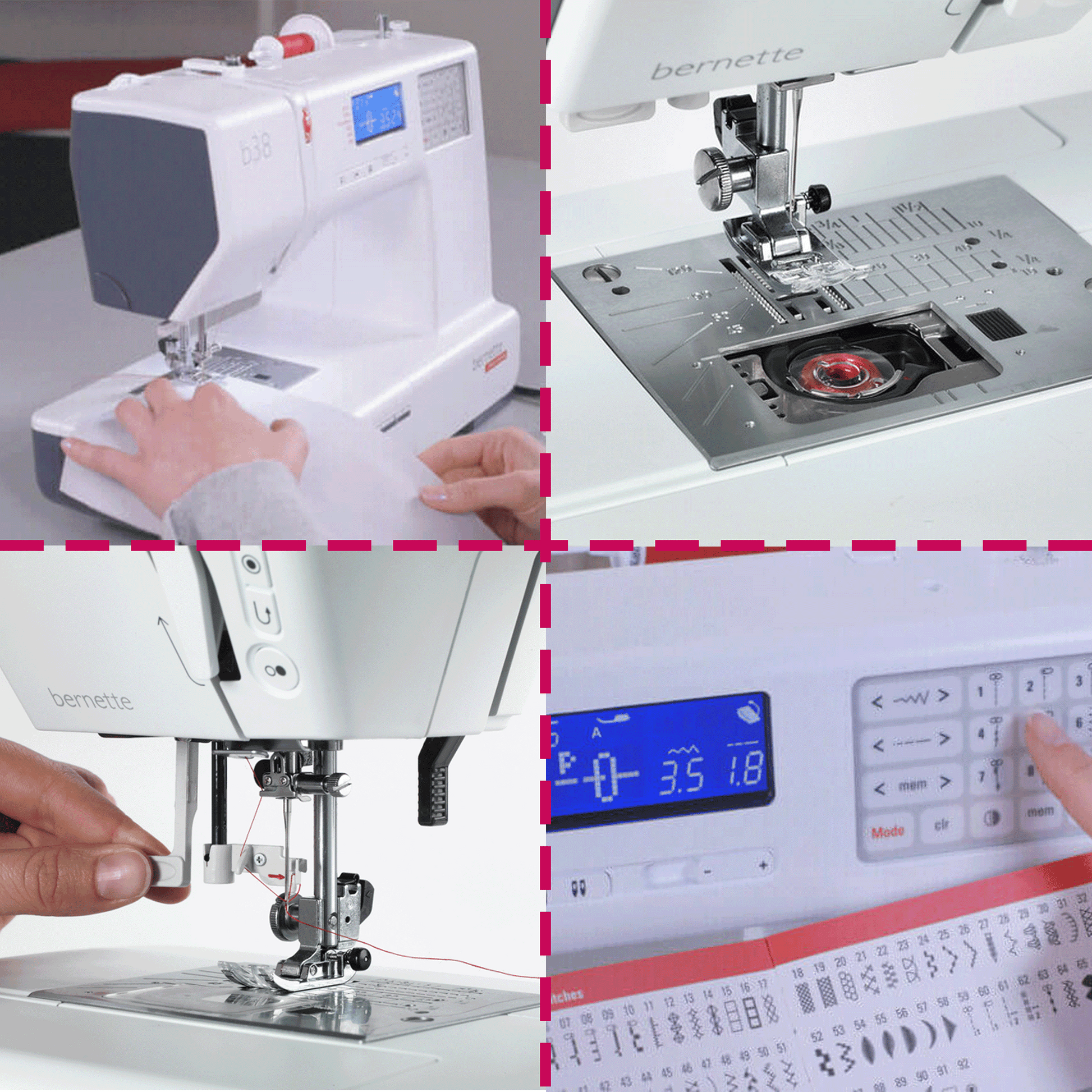 Bernette B38 Swiss Design Computerized Sewing Machine – Top Notch