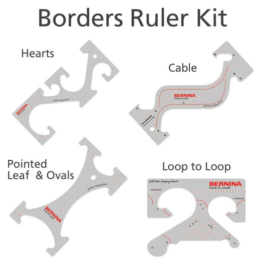 BERNINA Borders Ruler Kit (4-Piece Set)