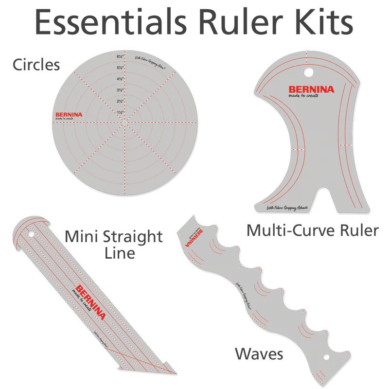 BERNINA Essentials Ruler Kit (4-Piece Set)