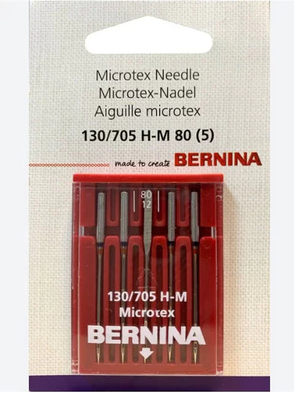 BERNINA Microtex Needles 80/12 5-Pack