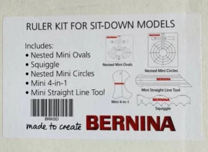 BERNINA Ruler Kit for Sitdown Q16, Q20 Longarm and Sewing Machines