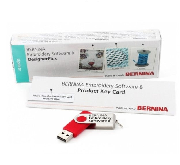 Bernina Embroidery Software 8 Designer Plus Update from Versions V5/V6/V7 to Version V8.2 , Download Reference Manual*
