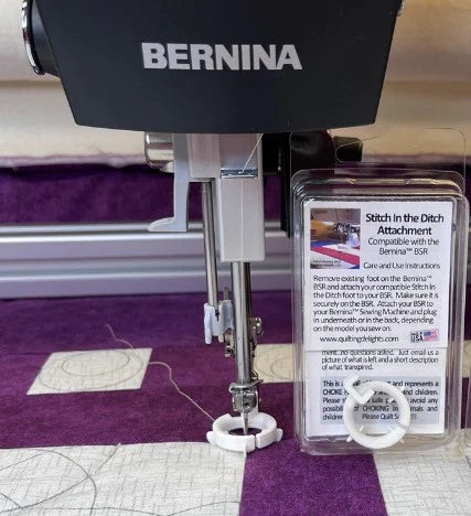 BERNINA Q-Series Compatible Stitch In the Ditch (SID) Foot Attachment