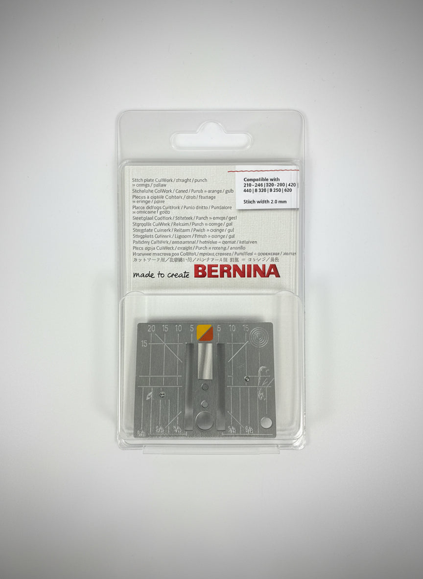 BERNINA Straight, Cutwork, Punch Stitch Plate 210-240, 330-380, 430, 440, B530, B550, 630 #033339.72.00