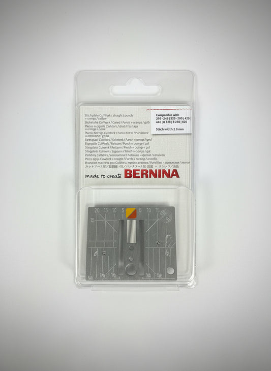 BERNINA Straight, Cutwork, Punch Stitch Plate 210-240, 330-380, 430, 440, B530, B550, 630 #033339.72.00