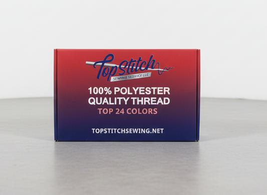 Topstitch 24 Spools 100% Polyester Thread 1100 Yards
