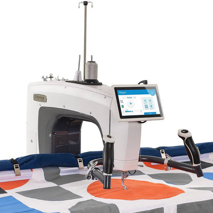 Grace Q'nique 16X Elite Longarm Quilting Machine with 12ft Evolution Elite Frame