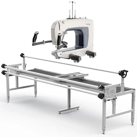 Grace Q'nique 16X Manual Longarm Quilting Machine with 10ft Evolution Elite Frame