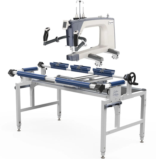 Grace Q'nique 19X Longarm Quilting Machine with Quilter's Evolution Hoop-Frame