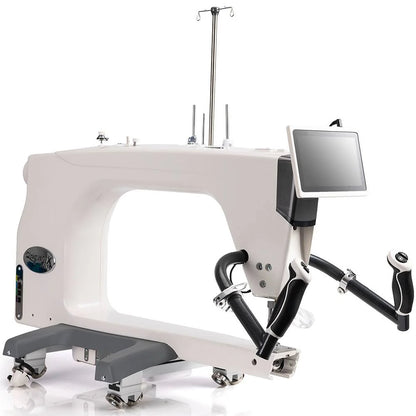 Grace Q'nique 21X Elite Longarm Quilting Machine with 10ft Evolution Elite Frame