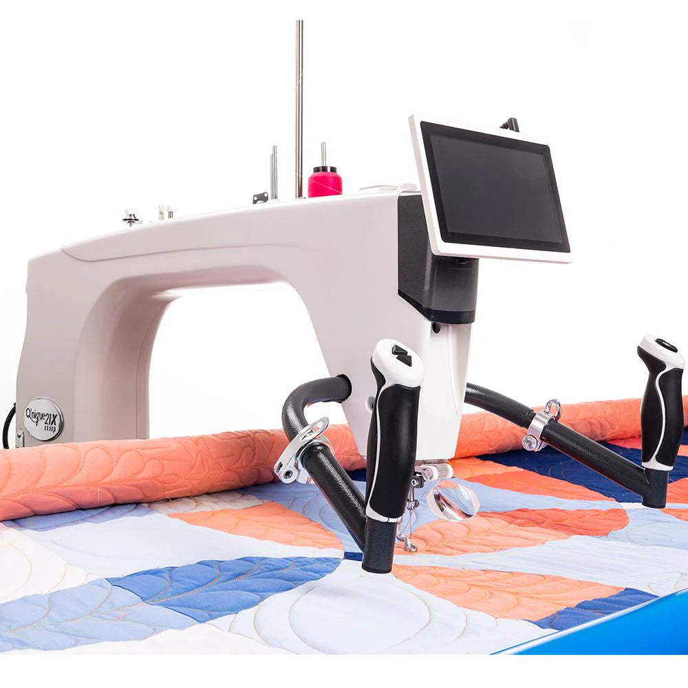 Grace Q'nique 21X Elite Longarm Quilting Machine with 8ft Evolution Elite Frame