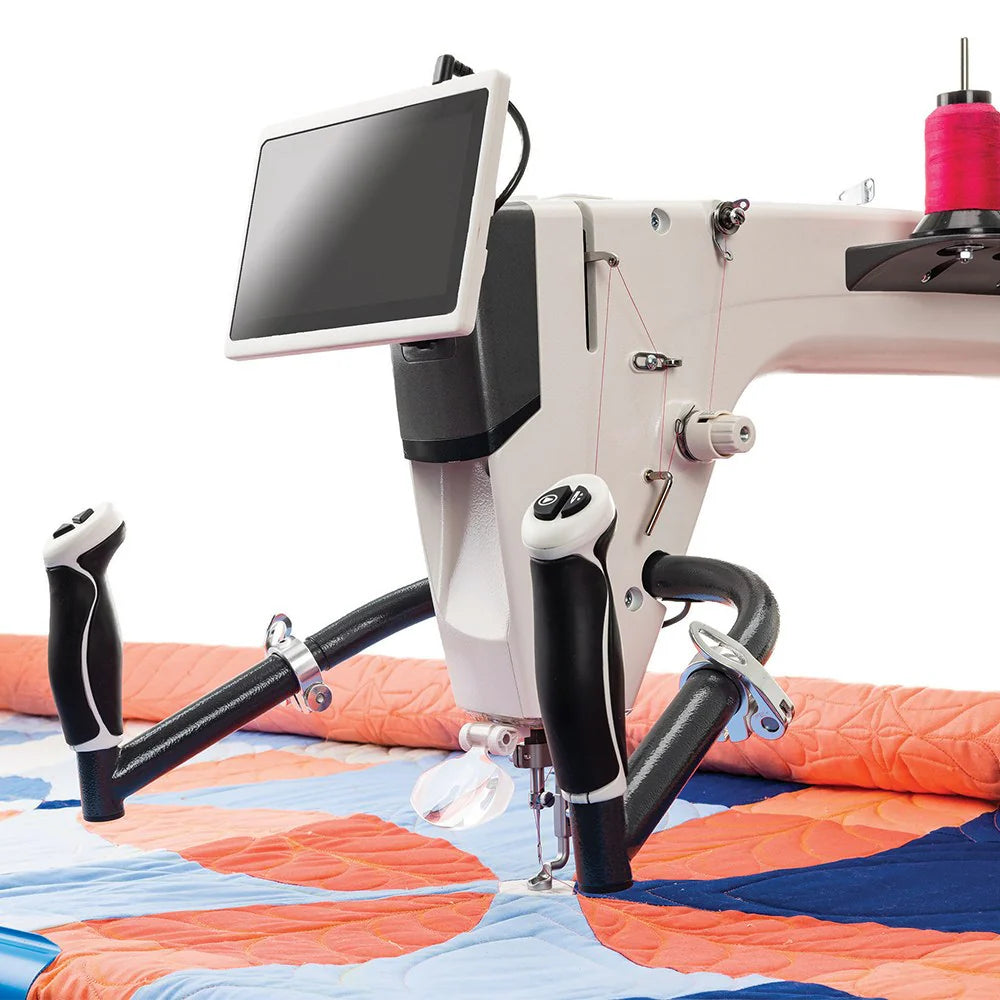 Grace Q'nique 21X Elite Longarm Quilting Machine with 8ft Evolution Elite Frame