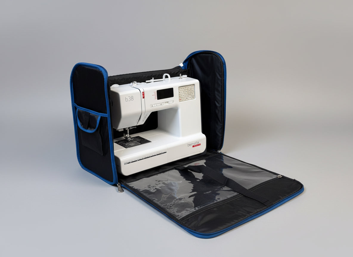 Top Stitch Sewing Machine Travel Stylish Polka Dot Carrying Bag