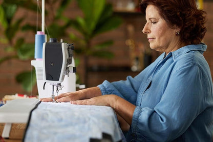 Bernette b08 Straight Stitch Sewing Machine + Rotary Cutter, 12×18 Cutting Mat & Hamilton Gold Scissors – Precision Power for Quilting & Sewing Professionals