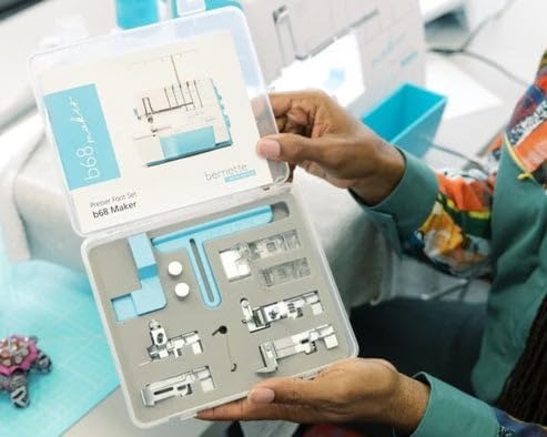 Bernette b68 Maker AIRLOCK Serger & Coverstitch Starter Bundle