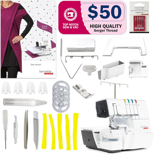 Bernette b64 AIRLOCK Serger Bundle Set