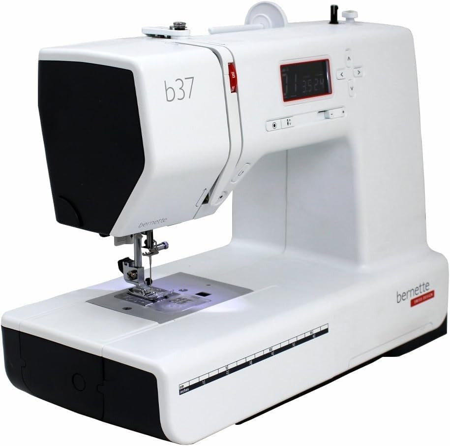 Bernette b37 Complete Sewing Bundle – Computerized Sewing Machine with Presser Feet, Bobbins & Accessories