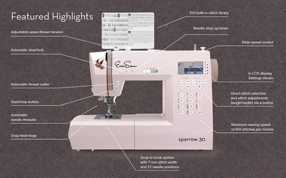 EverSewn Sparrow 30 Computerized Sewing Machine (Refurbished)
