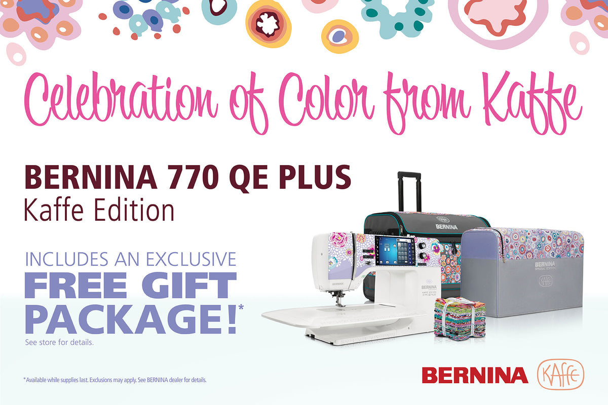 BERNINA 770 QE PLUS Kaffe Edition Sewing Equipment Gift
