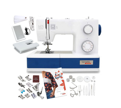Bernette b05 ACADEMY Heavy-Duty Sewing Machine Bundle