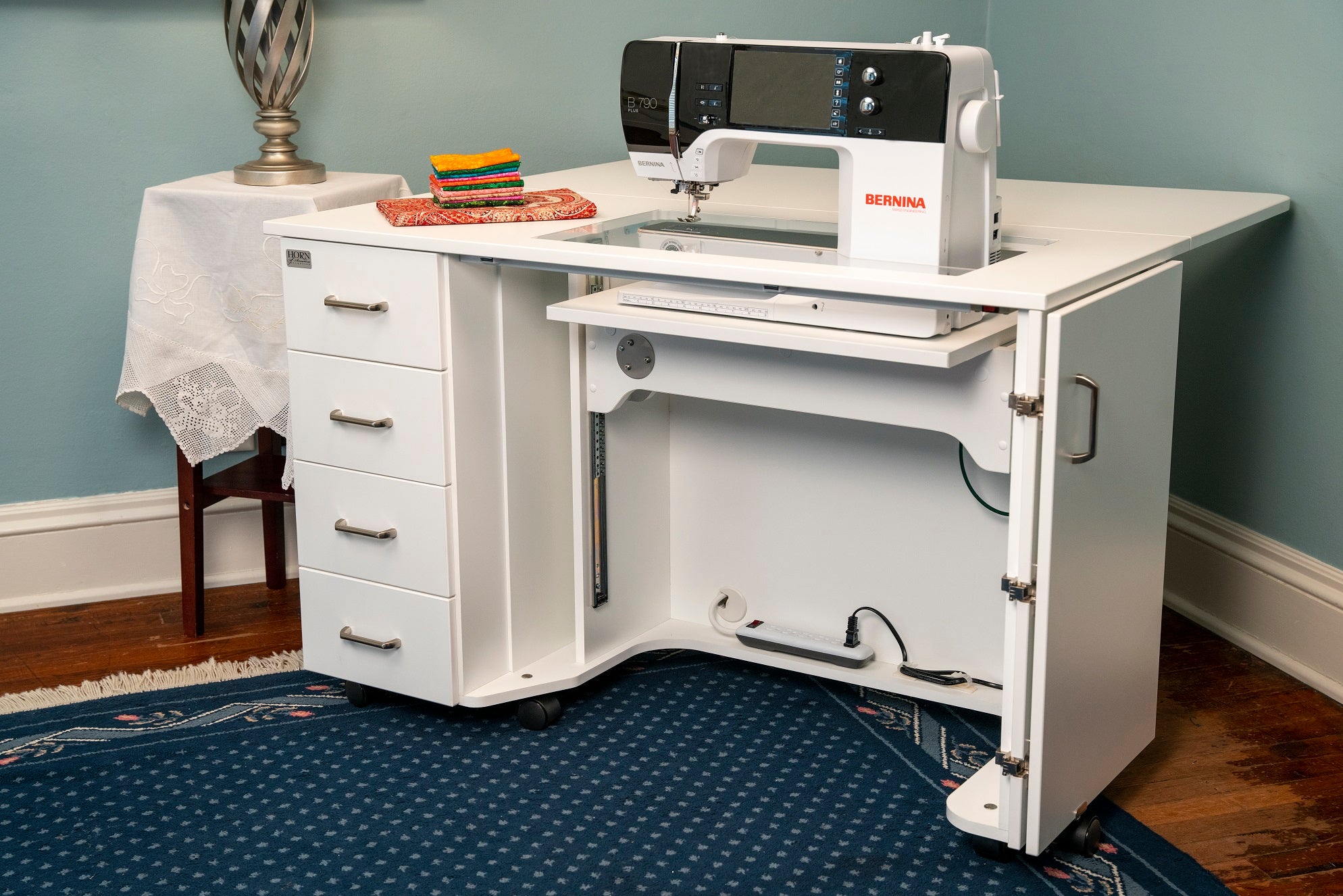 Sewing Machine Ramp Horn Model 5400 Sewing Cabinet & Electric Lift Table | Top Notch Sew & Vac
